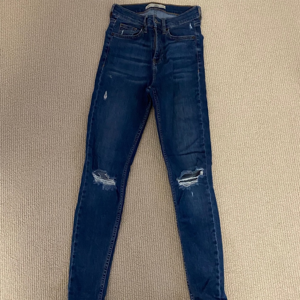 Top Shop High Waisted Jamie Jeans